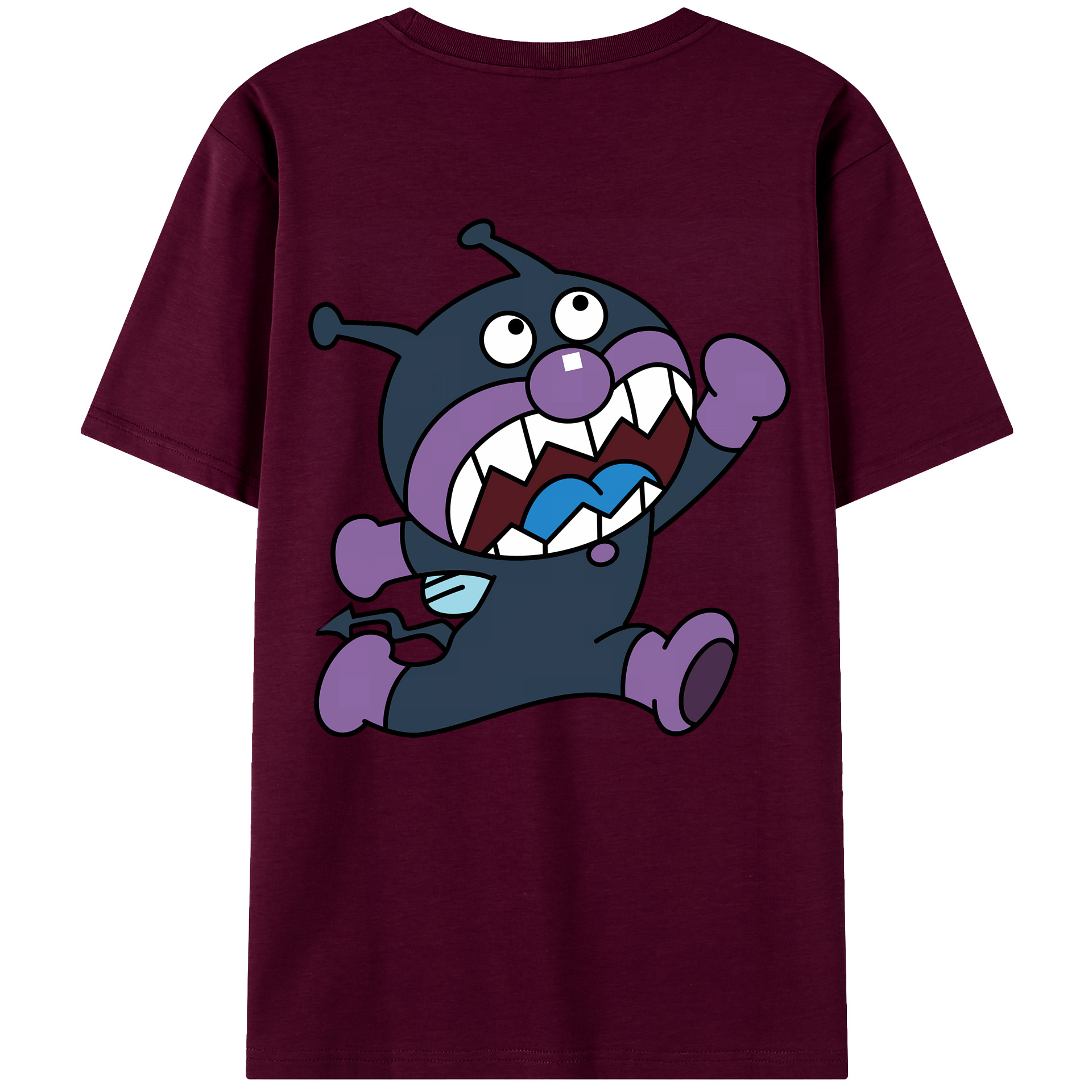 （画像用） アンパンマン Anpanman レディース半袖Tシャツ(バックプリント)